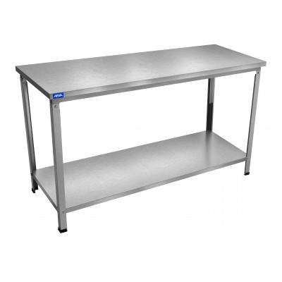 Mesa de Inox Paneleiro Liso Cego 60 x 150 - Aisa